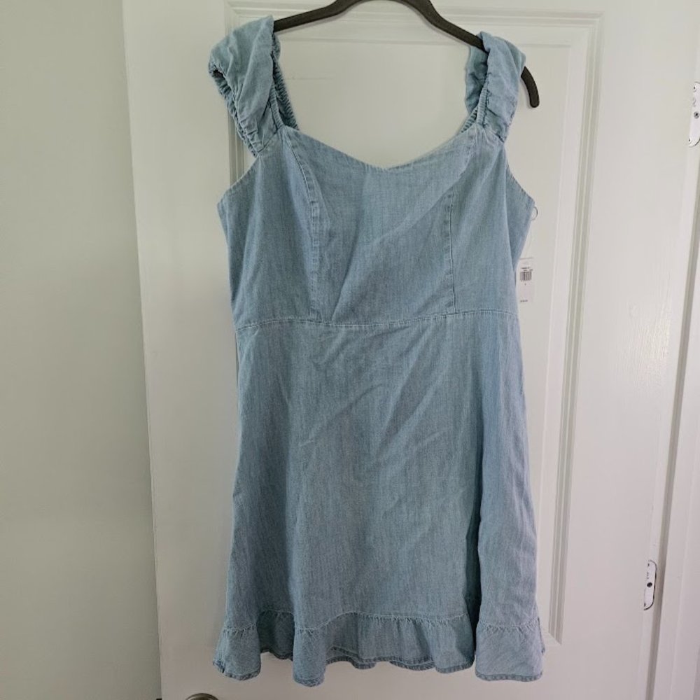 NWT Old Navy Chambray Dress Size L